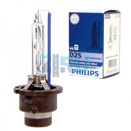 Ксеноновая лампа PHILIPS D2S XENON WHITE VISION gen2 +120% 5000K (85122WHV2C1) - H4.RU Ксеноновая лампа PHILIPS D2S XENON WHITE VISION gen2 +120% 5000K (85122WHV2C1)