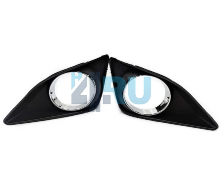 Рамки ПТФ для Toyota Corolla 150 2006-2010 Хром комплект 2 шт. - H4.RU Рамки ПТФ для Toyota Corolla 150 2006-2010 Хром комплект 2 шт.