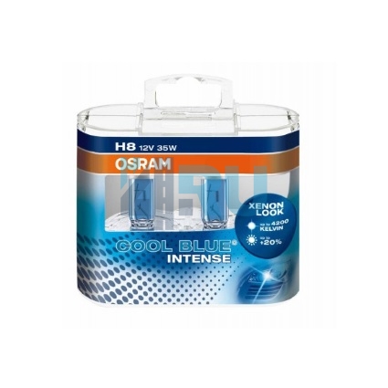 Автолампа OSRAM H8 12V 35W PGJ19-1 Cool Blue Intense (64212CBI), EUROBOX-2шт Автолампа OSRAM H8 12V 35W PGJ19-1 Cool Blue Intense (64212CBI), EUROBOX-2шт