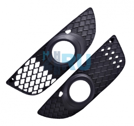 Рамки ПТФ для Mitsubishi Lancer 10 2007-2011, комплект 2 шт.