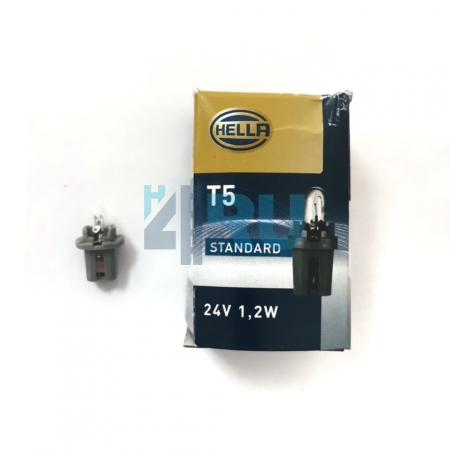 Автолампа HELLA  24V 1,2W B8,5d с патроном Автолампа HELLA  24V 1,2W B8,5d с патроном