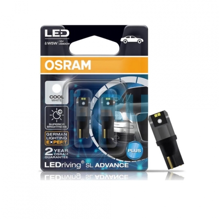 Светодиодная лампа LED OSRAM T10 w5w  6000K (2980CW)