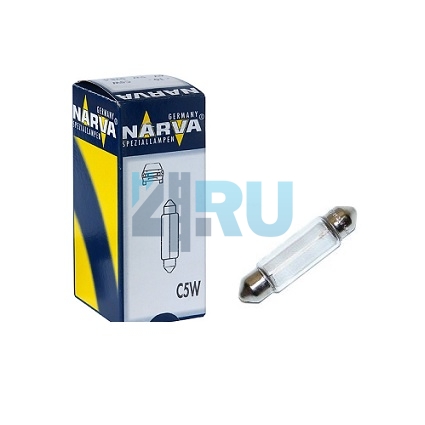 Автолампа NARVA C5W 12V 5W SV8.5 (17125) Автолампа NARVA C5W 12V 5W SV8.5 (17125)