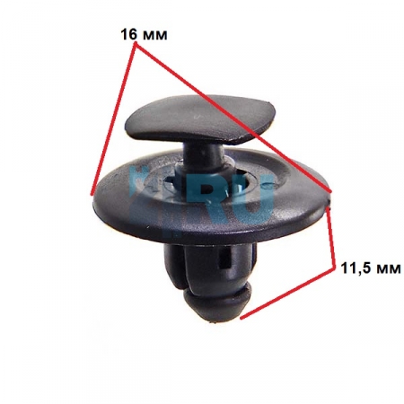 Клипса Различные марки D624 - H4.RU Клипса Различные марки D624