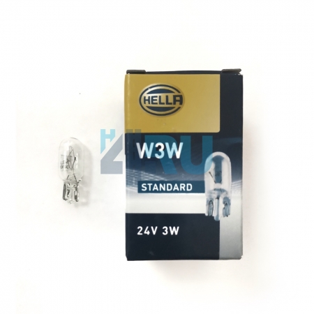 Автолампа HELLA W3W 24V 3W W2,1*9,5d Автолампа HELLA W3W 24V 3W W2,1*9,5d