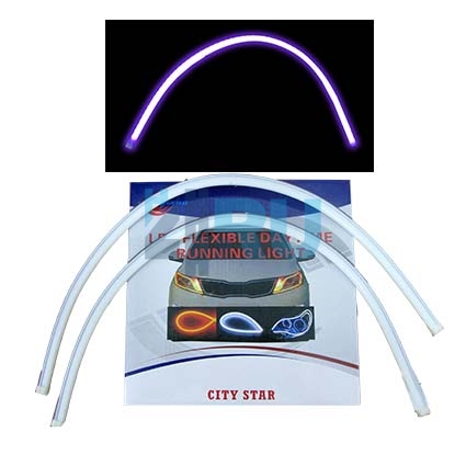 Гибкие дневные ходовые огни толстые 12v 30 см синие Гибкие дневные ходовые огни толстые 12v 30 см синие