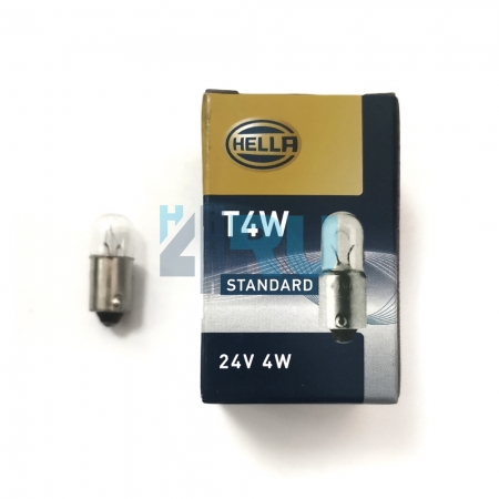 Автолампа HELLA T4W 24V 4W BA9s Автолампа HELLA T4W 24V 4W BA9s