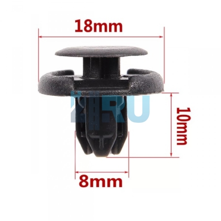 Клипса ADL для Acura, Honda, Mitsubish, Kia, Hyundai 91512SX0003 - H4.RU Клипса ADL для Acura, Honda, Mitsubish, Kia, Hyundai 91512SX0003