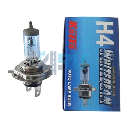 Автолампа KOITO H4 P43 12v 60/55w ярко-белый (0456WB)