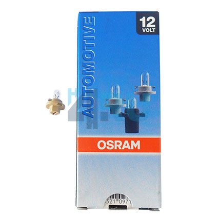 Автолампа OSRAM 12V 1,5W с патроном BX8.4d (2452MFX6) Автолампа OSRAM 12V 1,5W с патроном BX8.4d (2452MFX6)