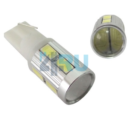 Светодиоды GL T10 10 диодов SMD5630 (с линзой) - H4.RU Светодиоды GL T10 10 диодов SMD5630 (с линзой)