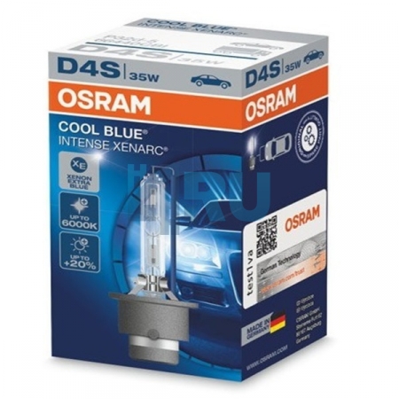 Ксеноновая лампа OSRAM D4S XENARC COOL BLUE INTENSE 5500K +20% (66440CBI)