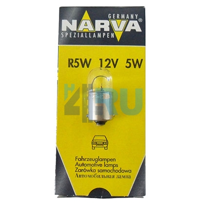 Автолампа NARVA R5W 12V 5W BA15S (17171) Автолампа NARVA R5W 12V 5W BA15S (17171)