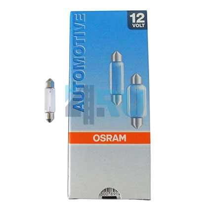 Автолампа OSRAM C5W 12V 5W SV8,5-8 удлинённая 41мм  (6413)