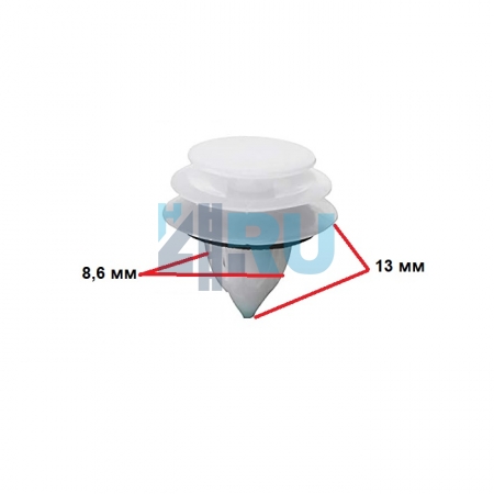 Клипса Mazda GJ6R68ABX - H4.RU Клипса Mazda GJ6R68ABX