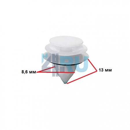 Клипса Mazda GJ6R68ABX - H4.RU Клипса Mazda GJ6R68ABX