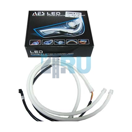 Гибкие дневные ходовые огни AES 12-24v 85 см желто-белые Гибкие дневные ходовые огни AES 12-24v 85 см желто-белые