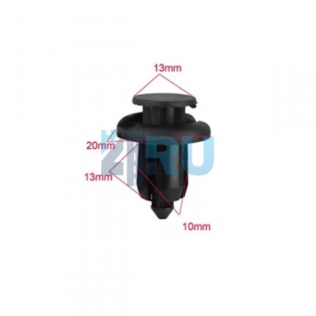 Клипса ADL для Acura, Honda, Kia, Hyundai 91503SZ3003, (B02) - H4.RU Клипса ADL для Acura, Honda, Kia, Hyundai 91503SZ3003, (B02)