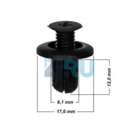 Клипса ADL для GM, Mazda, Renault, Автоваз, Kia, Hyundai 8659028000 (C32) - H4.RU Клипса ADL для GM, Mazda, Renault, Автоваз, Kia, Hyundai 8659028000 (C32)