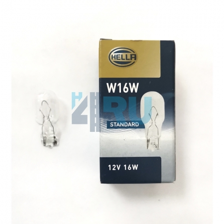 Автолампа HELLA W16W 12V 16W W2,1*9,5d Автолампа HELLA W16W 12V 16W W2,1*9,5d