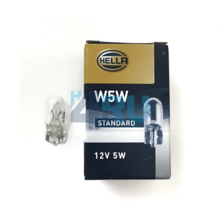 Автолампа HELLA W5W 12V 5W W2,1*9,5d Автолампа HELLA W5W 12V 5W W2,1*9,5d
