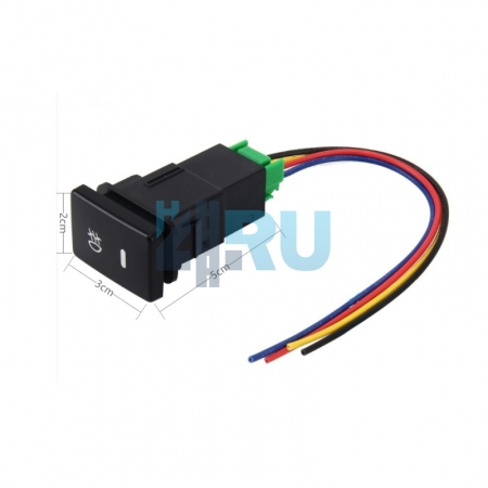 Кнопка ПТФ для Toyota с разъемом TS-02