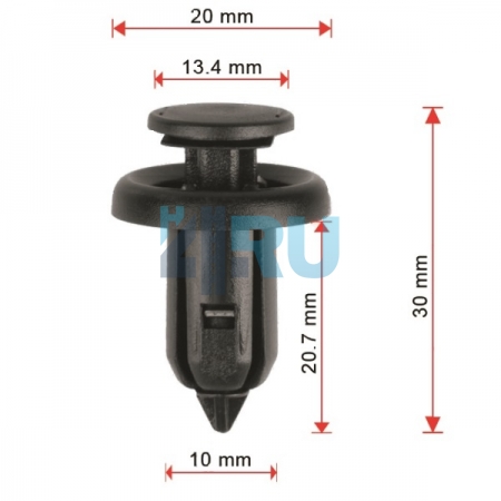 Клипса Acura, Honda 91506S9A003, (B12) - H4.RU Клипса Acura, Honda 91506S9A003, (B12)