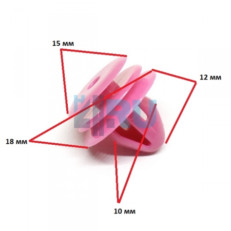 Клипса ADL для Kia, Hyundai 8231527000, (D27) - H4.RU Клипса ADL для Kia, Hyundai 8231527000, (D27)