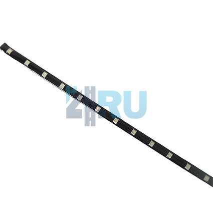 Светодиодная лента GL зеленая, 12 диодов SMD5050, 30см (черный материалленты) - H4.RU Светодиодная лента GL зеленая, 12 диодов SMD5050, 30см (черный материалленты)
