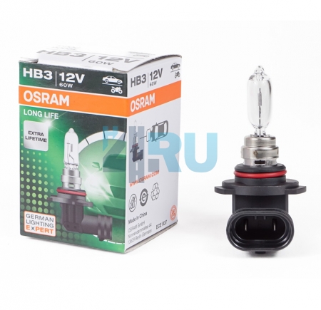 Автолампа OSRAM НВ3 12V 60W P20d Long Life (9005L)