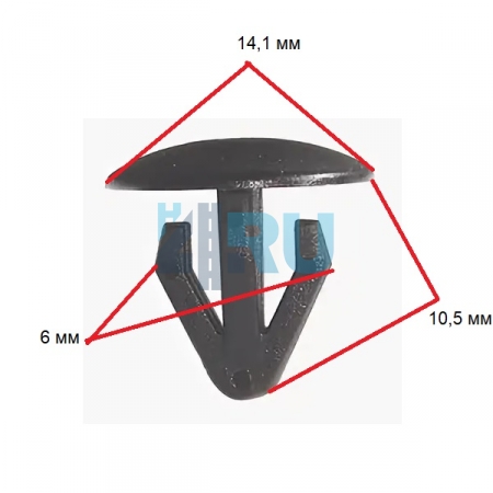 Клипса Infiniti, Nissan 62869N4700 - H4.RU Клипса Infiniti, Nissan 62869N4700