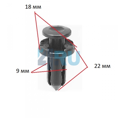 Клипса Infiniti, Nissan 63848900 - H4.RU Клипса Infiniti, Nissan 63848900