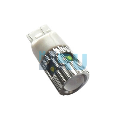 Светодиоды GL T20 12-24V б/ц одноконтактные 15W, 5 CREE (линза) белые (стоп-сигнал, задний ход) - H4.RU Светодиоды GL T20 12-24V б/ц одноконтактные 15W, 5 CREE (линза) белые (стоп-сигнал, задний ход)