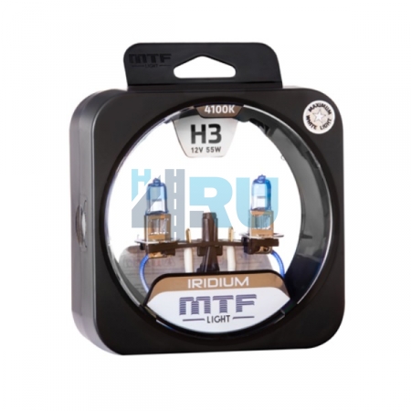 Автолампа MTF H3 12V 55w IRIDIUM Автолампа MTF H3 12V 55w IRIDIUM