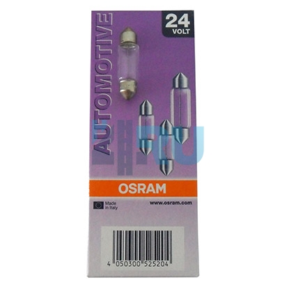 Автолампа OSRAM C5W 24V 5W SV8,5d 35мм  (6423) Автолампа OSRAM C5W 24V 5W SV8,5d 35мм  (6423)