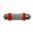 Светодиоды GL T10*39mm, 4 диода, красные (салонная)