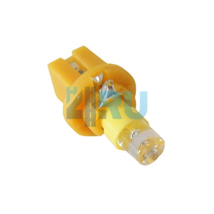 Светодиоды GL T5 б/ц с патроном, желтые (панель приборов)