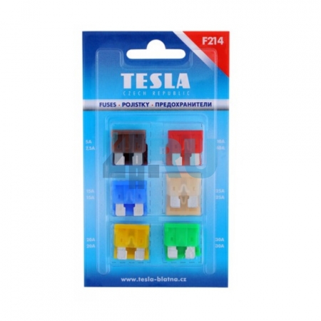 F214 набор предохранителей TESLA F214000000 12 шт. - H4.RU F214 набор предохранителей TESLA F214000000 12 шт.