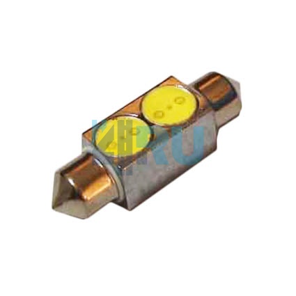 Светодиоды GL T10*36mm, 2 диода 1W(сверхяркий), белые (салонная) - H4.RU Светодиоды GL T10*36mm, 2 диода 1W(сверхяркий), белые (салонная)