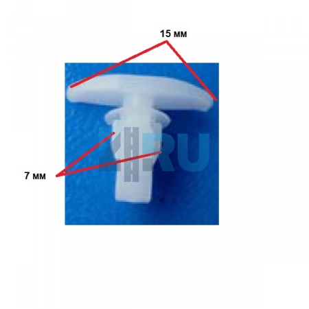 Клипса Acura, Honda, Lexus, Toyota 678670D060 - H4.RU Клипса Acura, Honda, Lexus, Toyota 678670D060