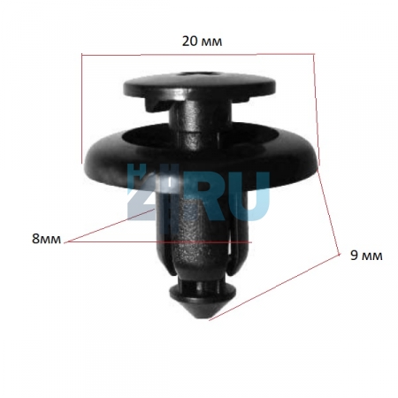 Клипса Mazda BC1D56145 - H4.RU Клипса Mazda BC1D56145