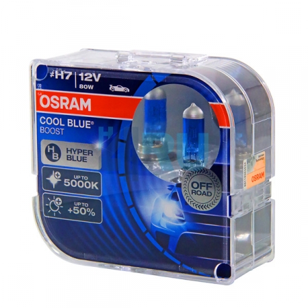 Автолампа OSRAM H7 12V 80W PX 26d Cool Blue Boost 5500 (62210CBB), EUROBOX-2шт Автолампа OSRAM H7 12V 80W PX 26d Cool Blue Boost 5500 (62210CBB), EUROBOX-2шт
