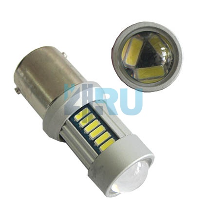 Светодиоды GL T25 BAY15D двухконтактные, 30 SMD4014 - H4.RU Светодиоды GL T25 BAY15D двухконтактные, 30 SMD4014