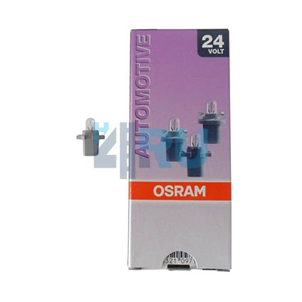 Автолампа OSRAM 24V 1,2W с серым патроном B8,3d (2741MF8) Автолампа OSRAM 24V 1,2W с серым патроном B8,3d (2741MF8)