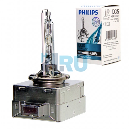 Ксеноновая лампа PHILIPS D3S X-TREME VISION +50% 4800K (42403XVC1) - H4.RU Ксеноновая лампа PHILIPS D3S X-TREME VISION +50% 4800K (42403XVC1)
