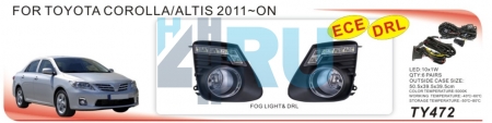Противотуманные фары ADL/DLAA TY472 (Toyota Corolla/Atis 2011г), без проводов и кнопки - H4.RU Противотуманные фары ADL/DLAA TY472 (Toyota Corolla/Atis 2011г), без проводов и кнопки