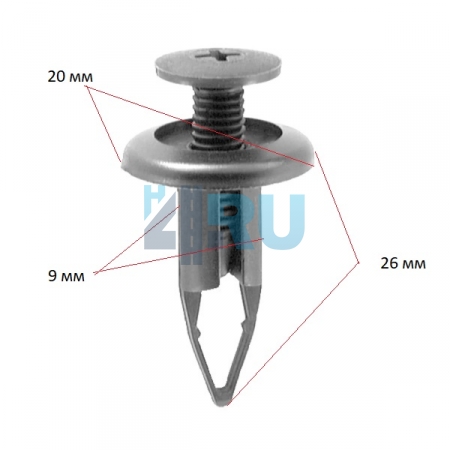 Клипса Lexus, Toyota 9046709127 - H4.RU Клипса Lexus, Toyota 9046709127