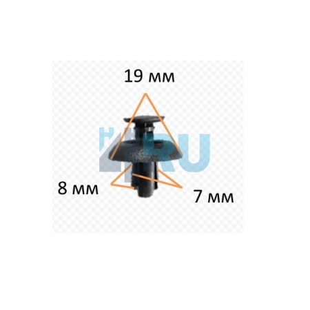 Клипса Lexus, Toyota 9046707211, (B22) - H4.RU Клипса Lexus, Toyota 9046707211, (B22)